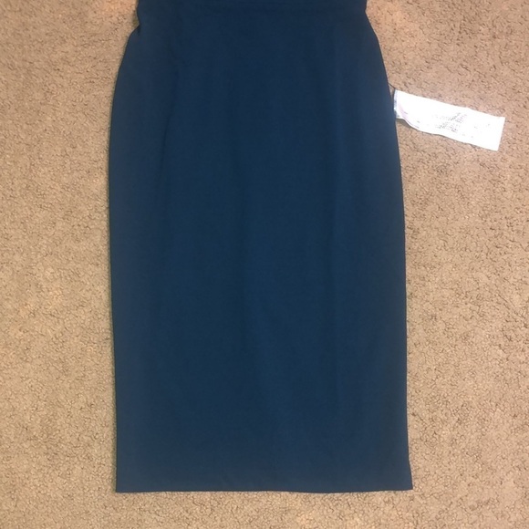 Dress the Population Vanessa Plunging Halter Bodycon Midi Dress Peacock Blue S - Picture 6 of 12